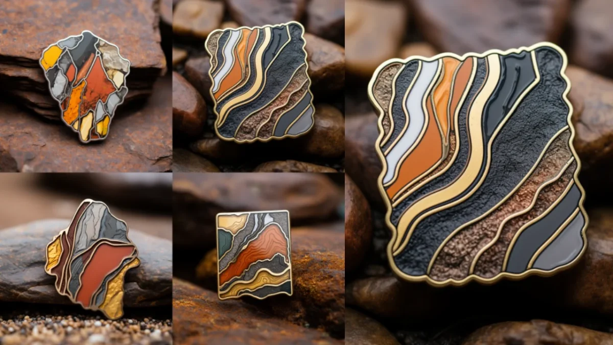 abstract enamel pins Midjourney Prompts for Enamel Pin